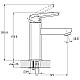 Заказать Смеситель для раковины G.Lauf LOF1-A033 в магазине сантехники Santeh-Crystal.ru
