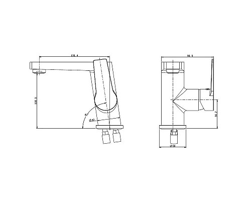 Купить Смеситель для раковины ORB Bien Lado BL11011801 в магазине сантехники Santeh-Crystal.ru