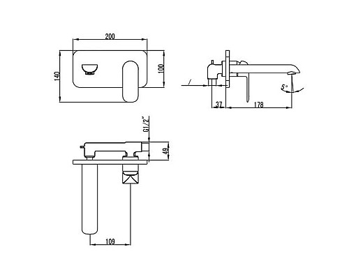 Заказать Смеситель для раковины хром/белый Bien Due BL41006404 в магазине сантехники Santeh-Crystal.ru