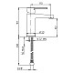 Заказать Смеситель для раковины без донного клапана Paini Le Mans 90CR205 в магазине сантехники Santeh-Crystal.ru