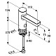 Приобрести Электронный вентиль на одну подводку для раковины Kludi Zenta 3820505 в магазине сантехники Santeh-Crystal.ru