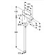 Заказать Смеситель для раковины без донного клапана Kludi Pure&Solid 340280575 в магазине сантехники Santeh-Crystal.ru