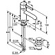 Купить Смеситель для раковины с донным клапаном Kludi Bozz 382970576 в магазине сантехники Santeh-Crystal.ru