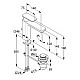 Приобрести Смеситель для раковины с донным клапаном Kludi E2 492950575 в магазине сантехники Santeh-Crystal.ru
