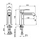 Купить Смеситель для раковины без донного клапана Noken Chelsea N109390053 в магазине сантехники Santeh-Crystal.ru