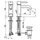 Купить Смеситель для раковины с донным клапаном Noken Round N199999100 в магазине сантехники Santeh-Crystal.ru