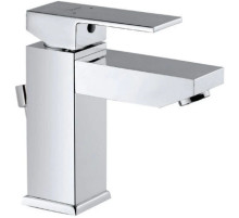 Cмеситель для раковины с донным клапаном Jaquar Kubix-F KUB-CHR-35052FB