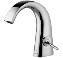Смеситель для раковины без донного клапана Jaquar Arc ARC-CHR-87011B