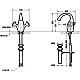 Приобрести Смеситель для раковины с донным клапаном Bravat Swan F14287C-ENG в магазине сантехники Santeh-Crystal.ru