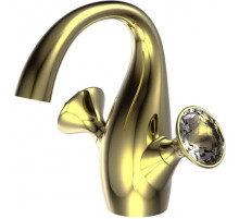 Смеситель для раковины с донным клапаном Bravat Swan F14287G-ENG