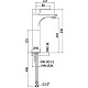 Приобрести Смеситель для раковины без донного клапана Paffoni Red RED071CR120 в магазине сантехники Santeh-Crystal.ru