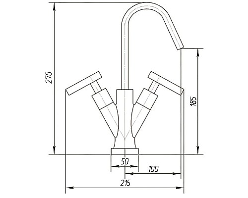 Заказать Смеситель для раковины Migliore Syntesi ML.SNS-7934.CR в магазине сантехники Santeh-Crystal.ru