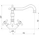 Приобрести Смеситель для раковины Migliore Princeton Plus ML.PRP-8034.DO в магазине сантехники Santeh-Crystal.ru