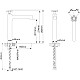 Купить Смеситель для раковины без донного клапана BelBagno Roso ROS-LMC-CRM в магазине сантехники Santeh-Crystal.ru