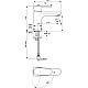 Заказать Смеситель для раковины без донного клапана Ideal Standard Cerafine O BC697AA в магазине сантехники Santeh-Crystal.ru