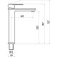 Приобрести Смеситель для раковины Savol 300 S-600301G в магазине сантехники Santeh-Crystal.ru