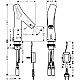 Купить Смеситель для раковины бесконтактный, питание от сети Axor Starck Organic 12174000 в магазине сантехники Santeh-Crystal.ru