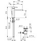 Купить Смеситель для раковины с донным клапаном Bossini Oki Z005301.030 в магазине сантехники Santeh-Crystal.ru