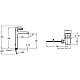 Приобрести Смеситель для раковины с донным клапаном Jacob Delafon Odeon Rive Gauche E21030-CP-00 в магазине сантехники Santeh-Crystal.ru