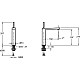 Заказать Смеситель для раковины без донного клапана Jacob Delafon Composed E73053-ND-CP в магазине сантехники Santeh-Crystal.ru