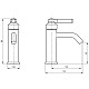 Приобрести Смеситель для раковины с донным клапаном Migliore Ermitage Mini 31413 в магазине сантехники Santeh-Crystal.ru