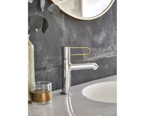 Заказать Смеситель для раковины без донного клапана Jacob Delafon Odeon Rive Gauche E21029-GLD-CP в магазине сантехники Santeh-Crystal.ru