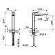 Купить Смеситель для раковины без донного клапана Noken Square N199998923 в магазине сантехники Santeh-Crystal.ru