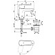 Купить Смеситель для раковины с донным клапаном CoolStart Ideal Standard Ceraplan III BC578AA в магазине сантехники Santeh-Crystal.ru