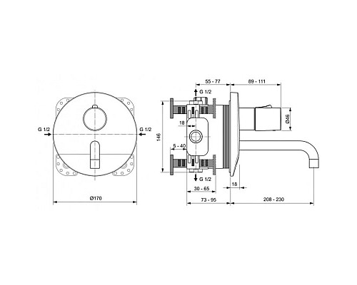 Купить Инфракрасная электроника для раковины со смешиванием Ideal Standard Ceraplus A6151AA в магазине сантехники Santeh-Crystal.ru