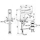 Приобрести Смеситель для раковины с донным клапаном Ideal Standard Tonic II A6330AA в магазине сантехники Santeh-Crystal.ru