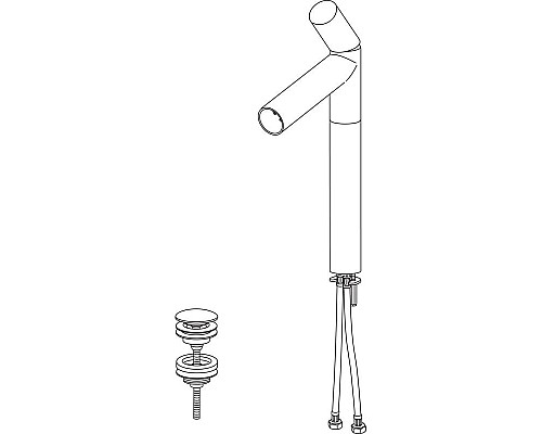 Заказать Смеситель для раковины с донным клапаном Oras Alessi Dot 8601F в магазине сантехники Santeh-Crystal.ru