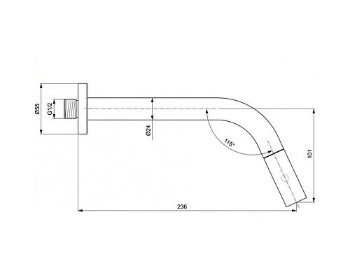 Купить Кран для холодной воды Ideal Standard IdealStream F2847AA в магазине сантехники Santeh-Crystal.ru