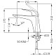 Купить Смеситель для раковины без донного клапана Teka Itaca 67386020G2 в магазине сантехники Santeh-Crystal.ru