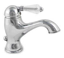 Смеситель для раковины с донным клапаном Nicolazzi Cristallo Liberty 3402CR33