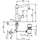 Заказать Смеситель для раковины с донным клапаном Nicolazzi El Capitan 3452BZ75C в магазине сантехники Santeh-Crystal.ru