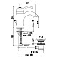Купить Смеситель для раковины с донным клапаном Paffoni Giorgia GI075CRC в магазине сантехники Santeh-Crystal.ru