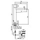 Приобрести Смеситель для раковины с донным клапаном Paffoni Joker JK085NO в магазине сантехники Santeh-Crystal.ru