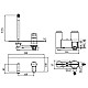 Купить Смеситель для раковины без донного клапана Paffoni Joker JK104CR в магазине сантехники Santeh-Crystal.ru