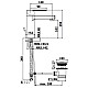 Купить Смеситель для раковины с донным клапаном Paffoni Ringo RIN075NO в магазине сантехники Santeh-Crystal.ru