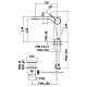 Купить Смеситель для раковины с донным клапаном Paffoni Rock RO075CR в магазине сантехники Santeh-Crystal.ru