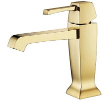 Смеситель для раковины с донным клапаном Caprigo Diamante 50-020-oro