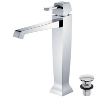 Смеситель для раковины с донным клапаном Caprigo Diamante 50-023-crm
