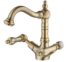 Смеситель для раковины с донным клапаном Caprigo Adria Classic Metal Edition 03M-526-vot