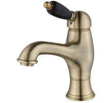 Смеситель для раковины с донным клапаном Caprigo Adria Uno Black Edition 02B-520-vot