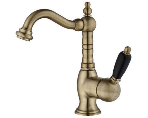 Купить Смеситель для раковины с донным клапаном Caprigo Adria Uno Black Edition 02B-524-vot в магазине сантехники Santeh-Crystal.ru