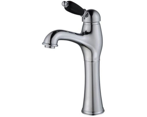 Купить Смеситель для раковины с донным клапаном Caprigo Adria Uno Black Edition 02B-525-crm в магазине сантехники Santeh-Crystal.ru