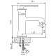 Заказать Смеситель для раковины Haiba HB10181-7 в магазине сантехники Santeh-Crystal.ru