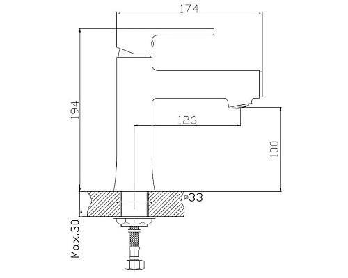 Заказать Смеситель для раковины Haiba HB10652-7 в магазине сантехники Santeh-Crystal.ru