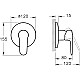 Приобрести Смеситель для душа VitrA Root Round A4272826EXP в магазине сантехники Santeh-Crystal.ru