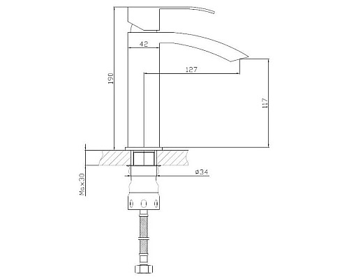 Купить Смеситель для раковины Haiba HB10815 в магазине сантехники Santeh-Crystal.ru